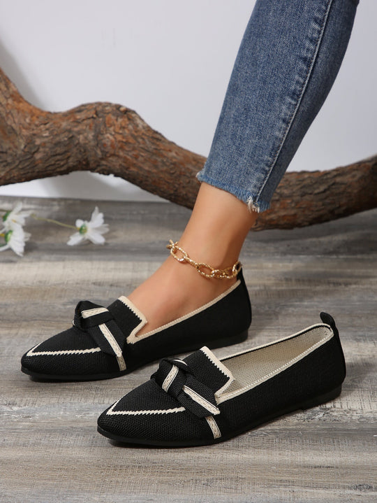 Damen Spangenballerinas mit Knötchen-Details und atmungsaktivem Obermaterial Shopnory