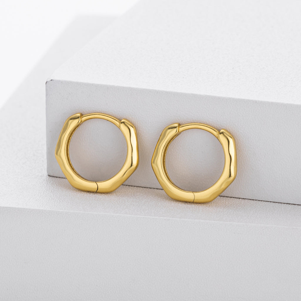 Damen Ohrhänger mit elegantem, geschwungenem Design aus hochwertigem 925 Sterling Silber Shop Nory