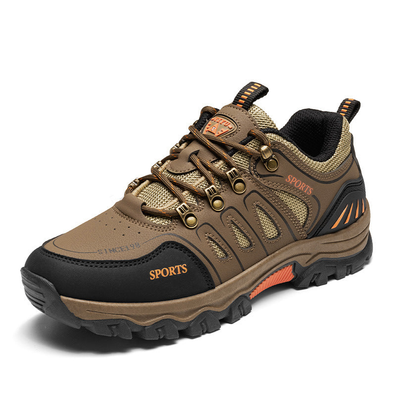 Herren Wanderschuhe mit rutschfester Profilsohle und atmungsaktivem Obermaterial