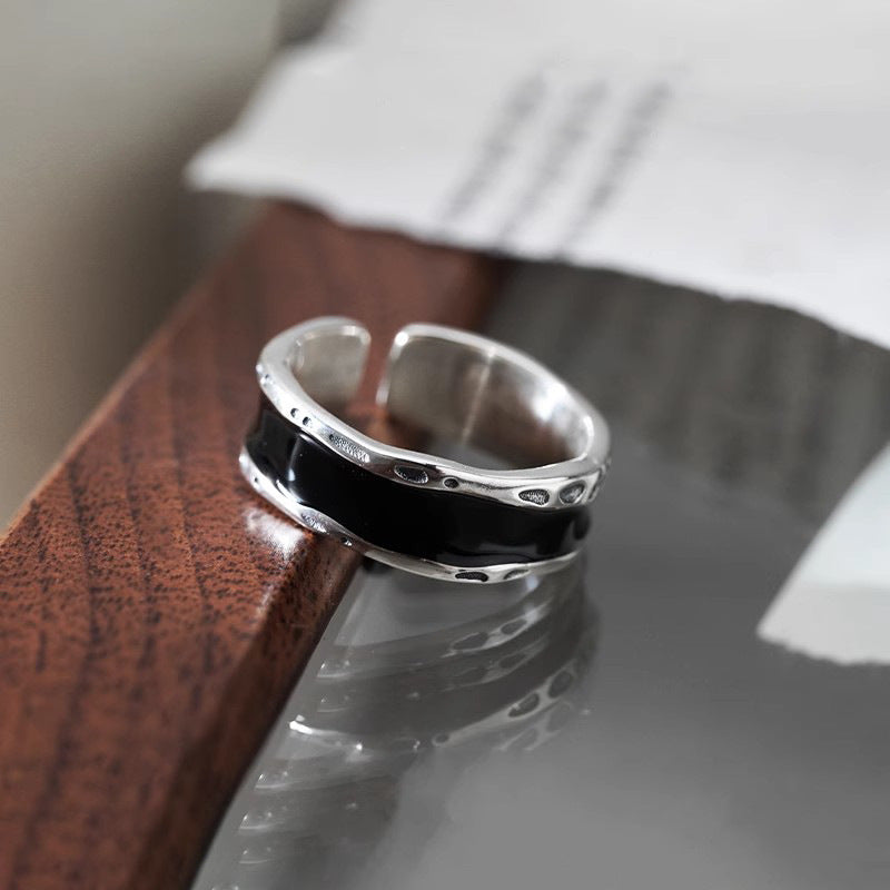 Damen Modernen Ring mit einzigartigem Design und elegantem Akzent Shop Nory