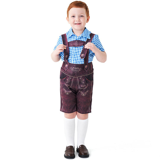 Herren nan kurze Trachtenlederhose mit verstellbaren Trägern und traditioneller Stickerei Shop Nory
