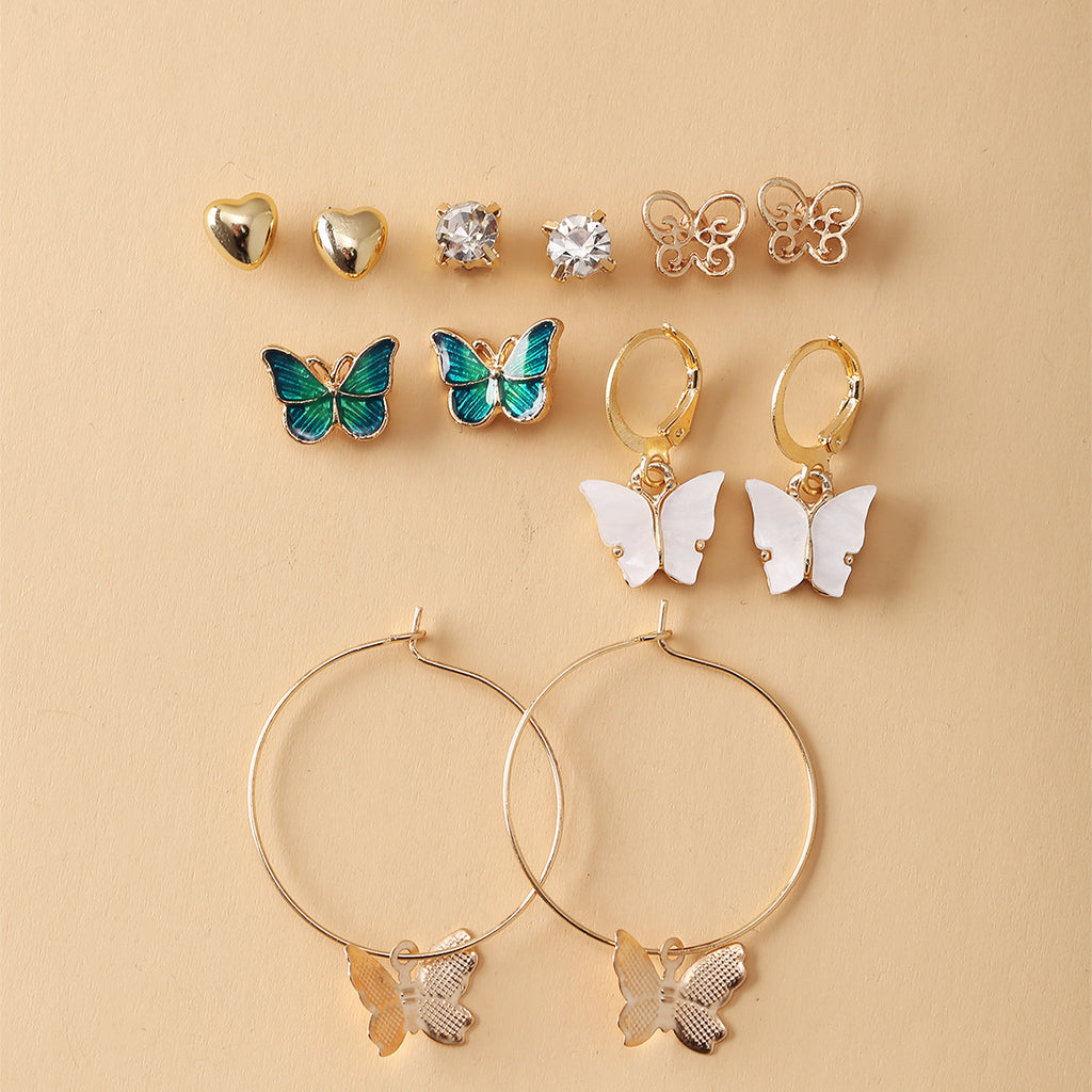Damen Ohrringe Set mit vielfältigen Designs und modernen Akzenten Shop Nory