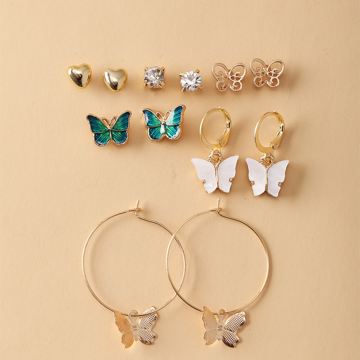 Damen Ohrringe Set mit vielfältigen Designs und modernen Akzenten Shop Nory