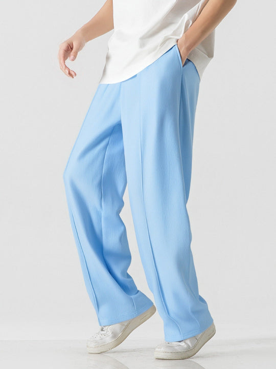 Herren Elegante, weite Freizeithose aus atmungsaktivem GewShopnorye