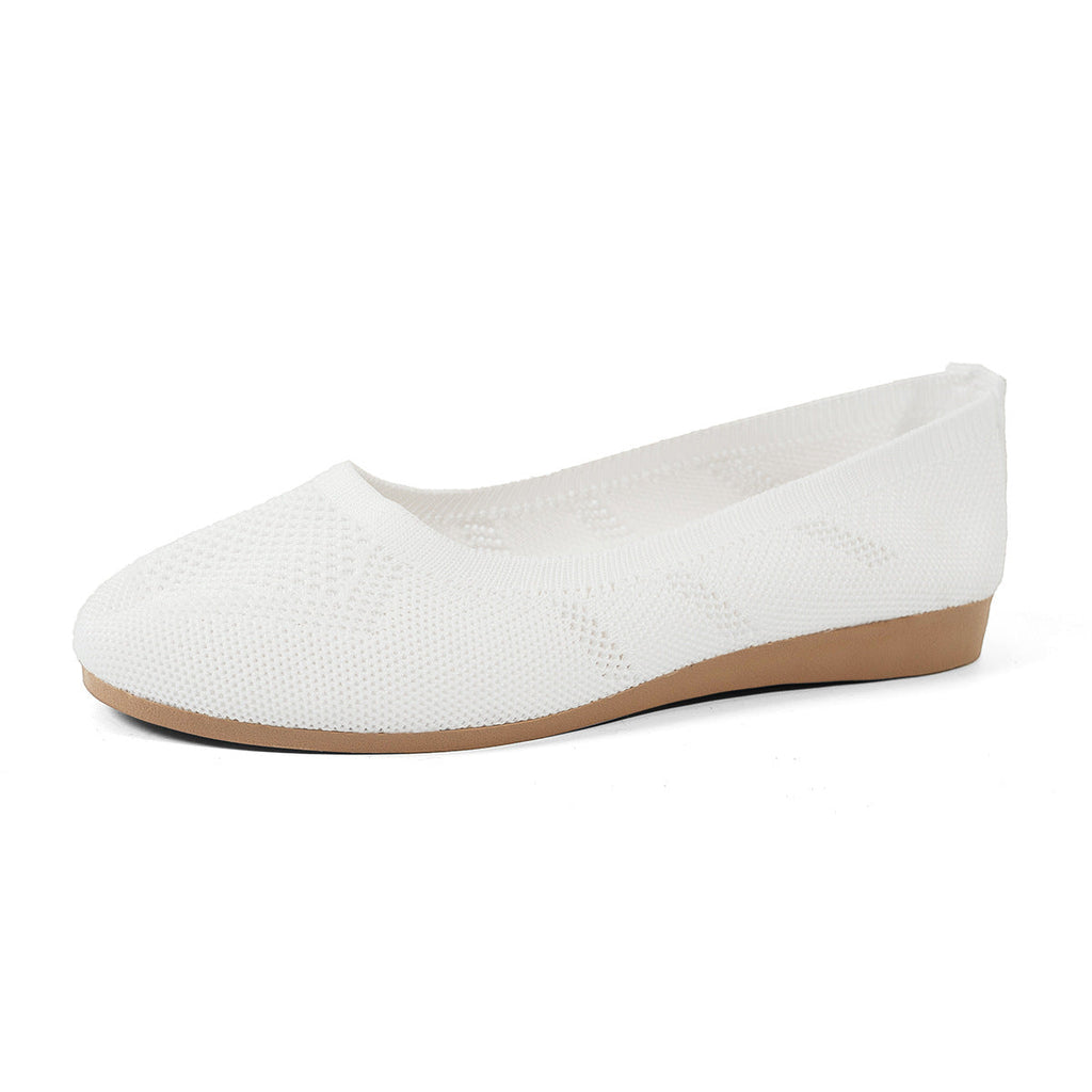 Damen atmungsaktive Ballerinas mit flexiblem Fußbett Shopnory