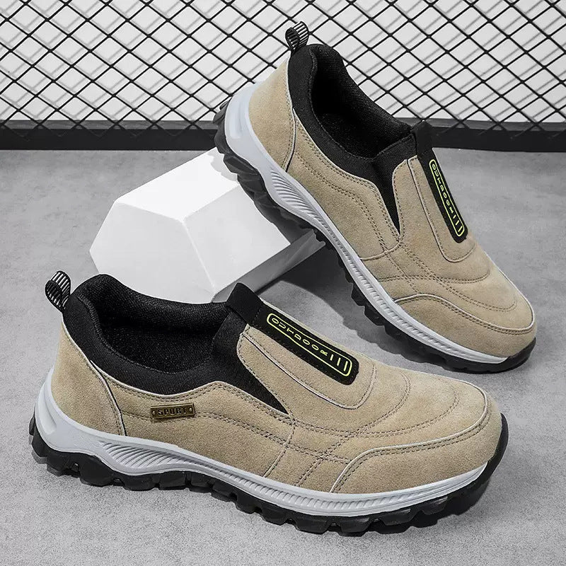 Damen Slip-On Sneakers mit elastischer Einfassung und rutschfester Profilsohle