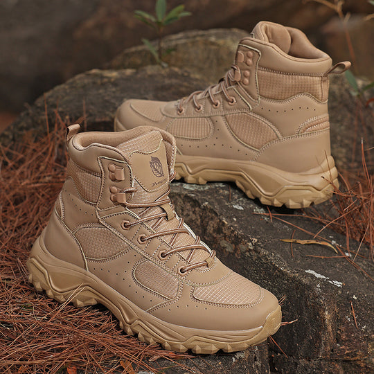 Herren Robuster Trekking- und Einsatzstiefel mit Knöchelstütze und profilierter Gummisohle Shop Nory