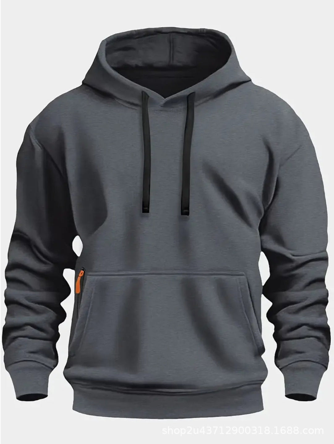 Herren sportlicher Kapuzenpullover mit praktischen Taschen und atmungsaktivem Material