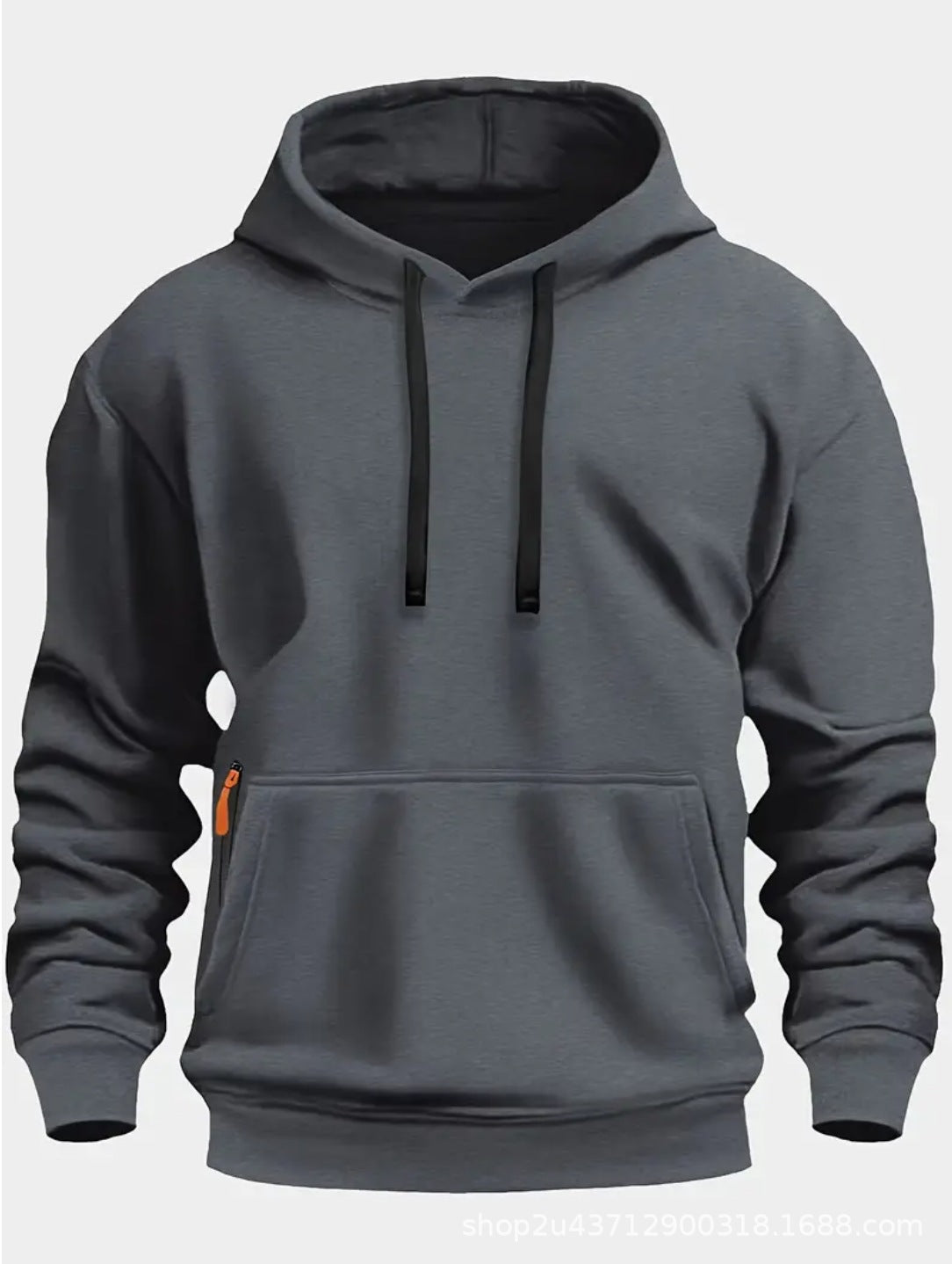 Herren sportlicher Kapuzenpullover mit praktischen Taschen und atmungsaktivem Material