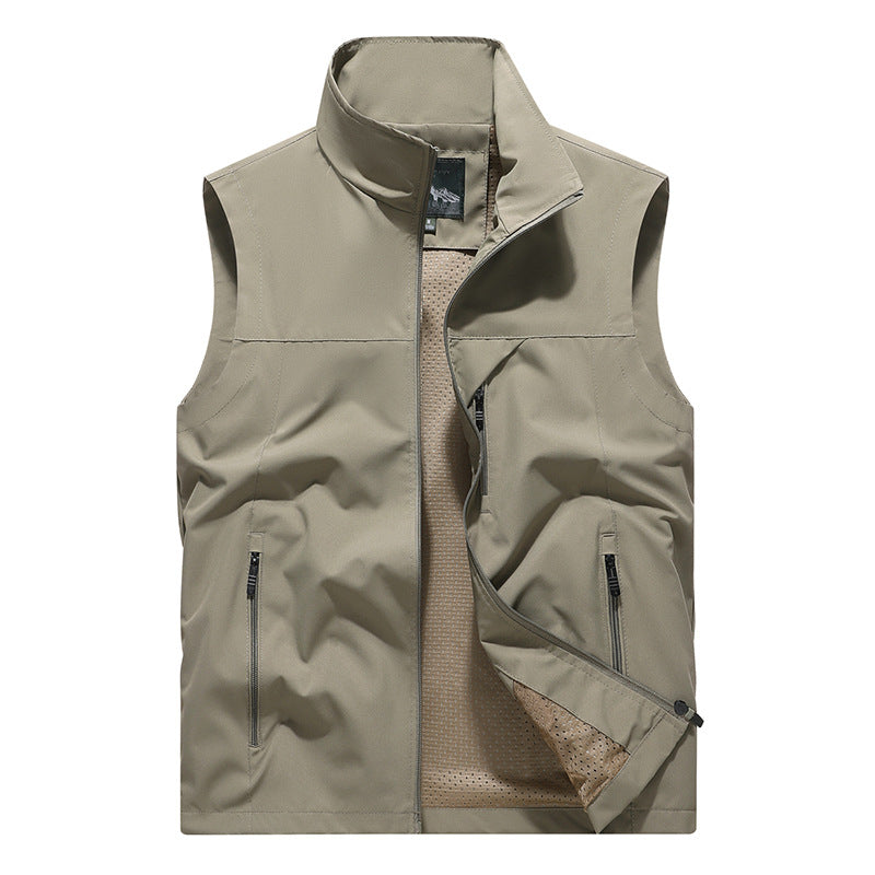 Herren Softshell-Outdoorweste mit winddichter Mikrofaserschale, Mesh-Innenfutter und Reißverschlusstaschen Shop Nory
