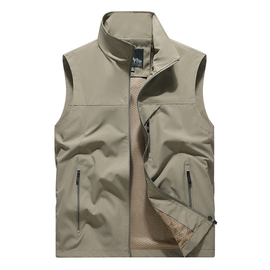 Herren Softshell-Outdoorweste mit winddichter Mikrofaserschale, Mesh-Innenfutter und Reißverschlusstaschen Shop Nory