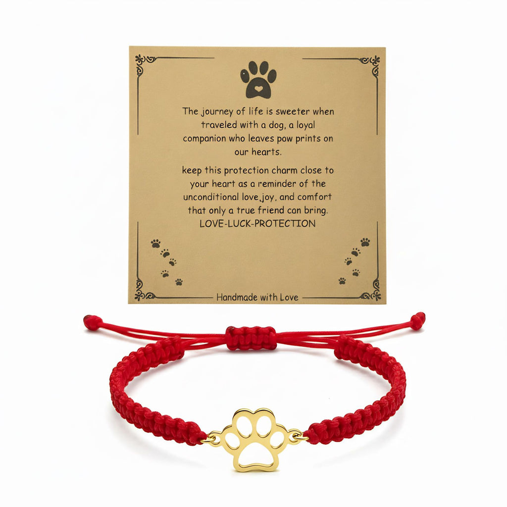 Damenarmband mit Pfotenmotiv Shop Nory