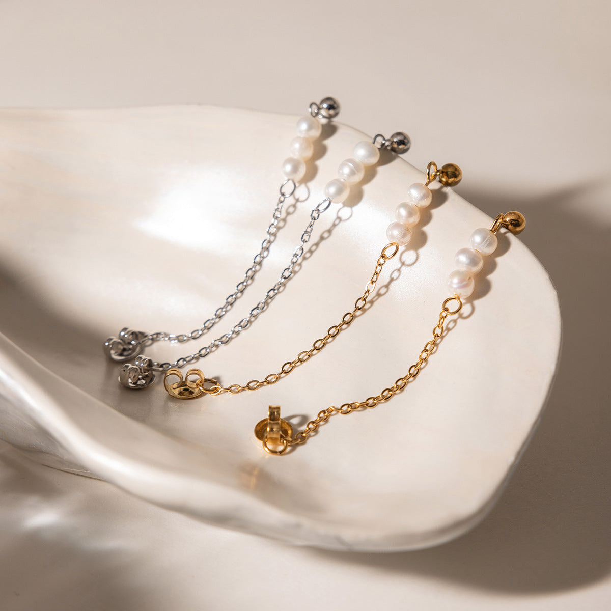 Damen Offene Ohrhänger mit elegantem Spiral-Design aus hypoallergenem Edelstahl Shop Nory