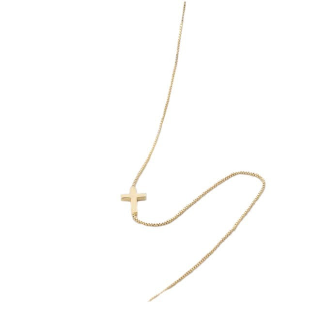 Damen Halskette mit zeitlosem Kreuzanhänger und feinem Kettendesign Shop Nory