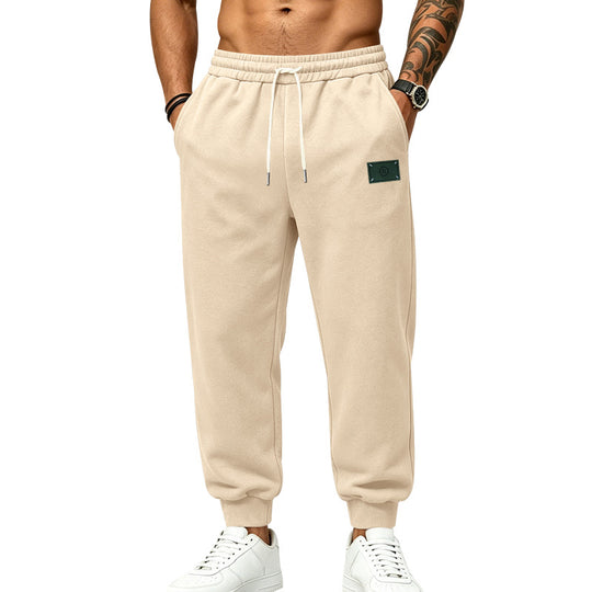 Herren Relax-Fit Jogginghose mit angerauter Innenseite, elastischem Bund und Kordelzug Shop Nory