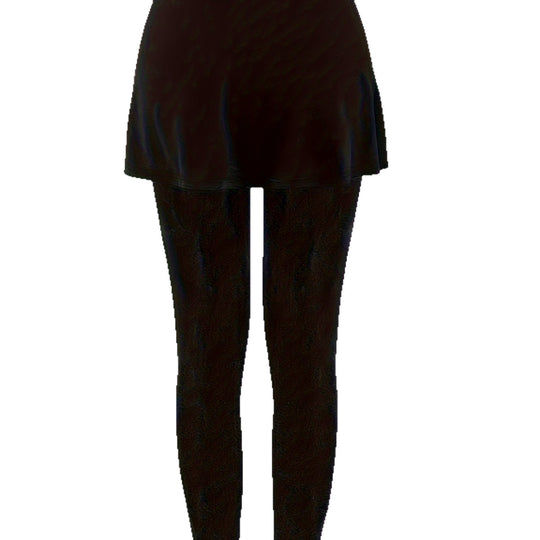 Damen Highwaist-Leggings mit integriertem Tellerrock und figurschmeichelnder Silhouette Shop Nory