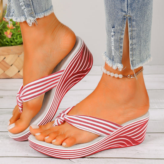 Damen Keil-Flip-Flops