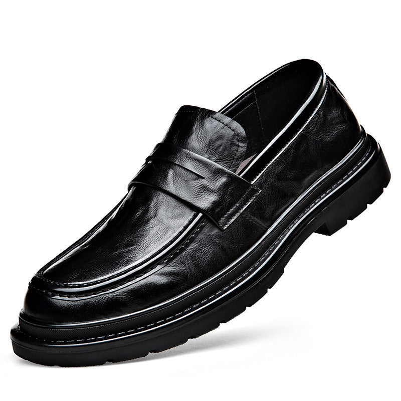 Herren Elegante Leder Mokassins mit rutschfester Sohle und komfortablem Innenfutter