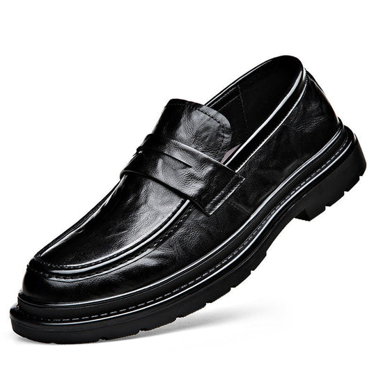 Herren Elegante Leder Mokassins mit rutschfester Sohle und komfortablem Innenfutter