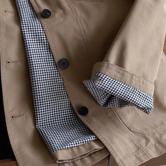 Damen Modische Übergangsjacke mit weichem Kragen Shop Nory