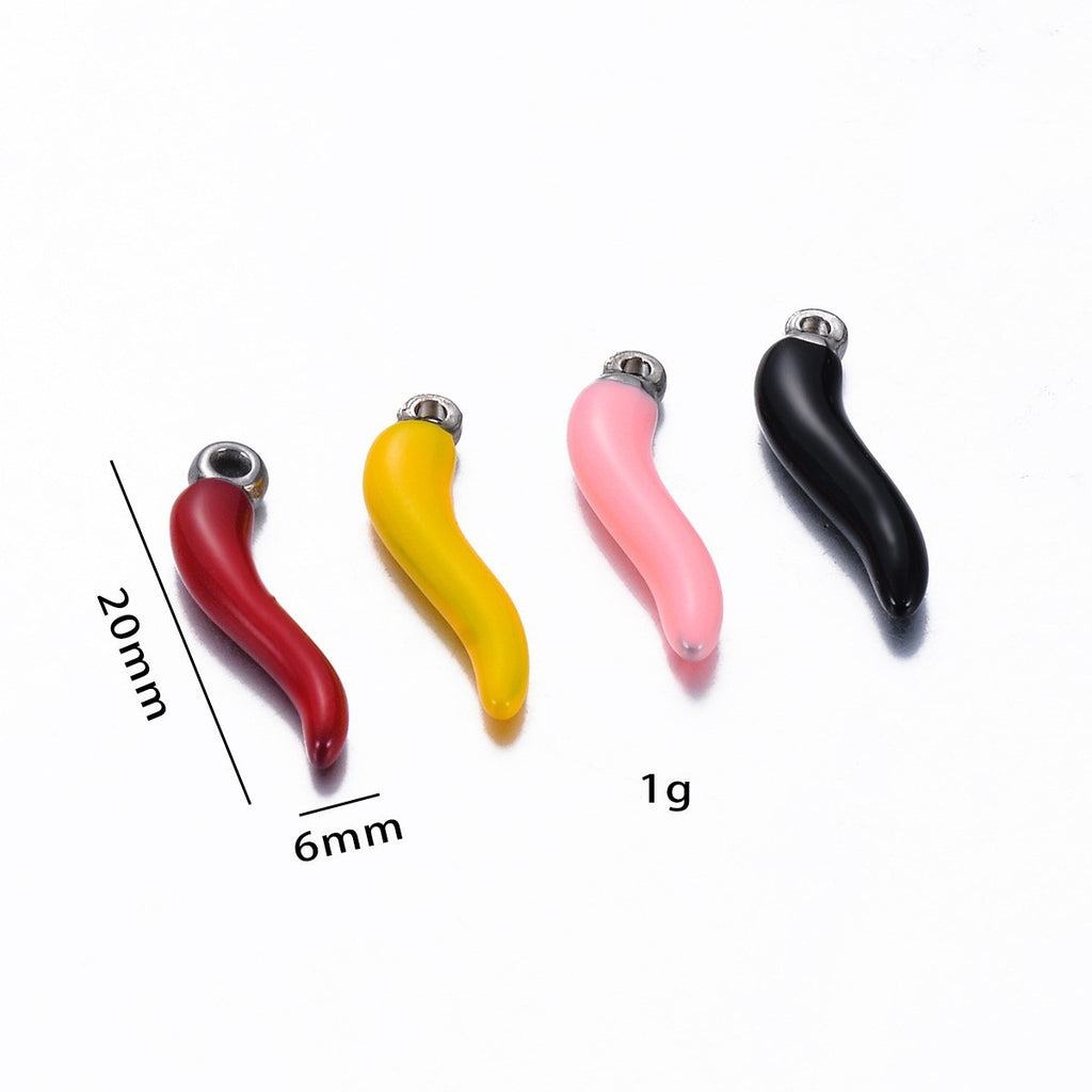 Damen charmantes Bananen-Anhänger aus hochwertigem Metall Shop Nory