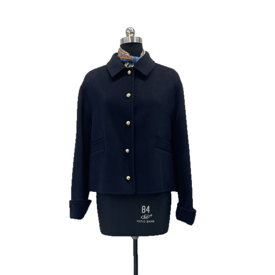 Damen Elegante Wollmischung Jacke Shop Nory