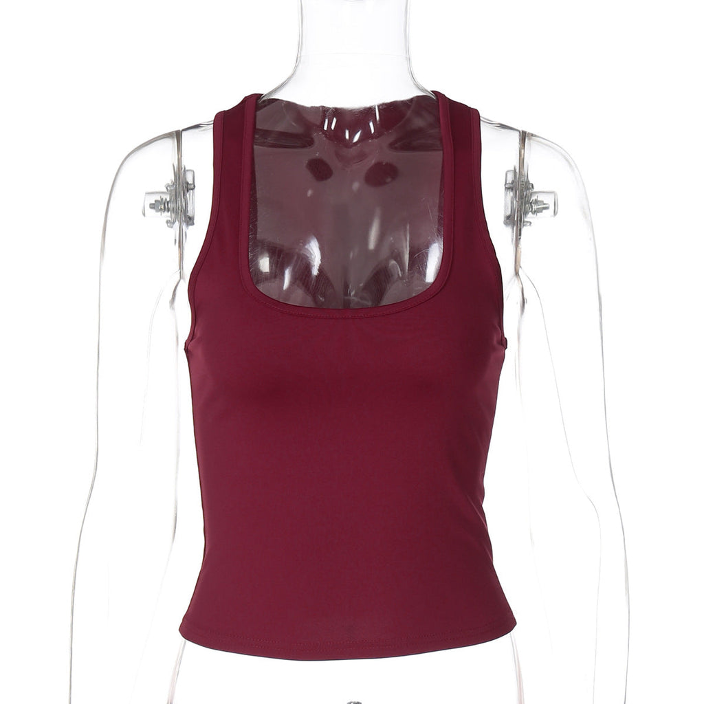 Damen Sportliches Tanktop mit breiten Trägern