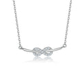 Damen Halskette mit unendlichem Symbol und funkelndem Zirkonia-Besatz Shop Nory 1779565410