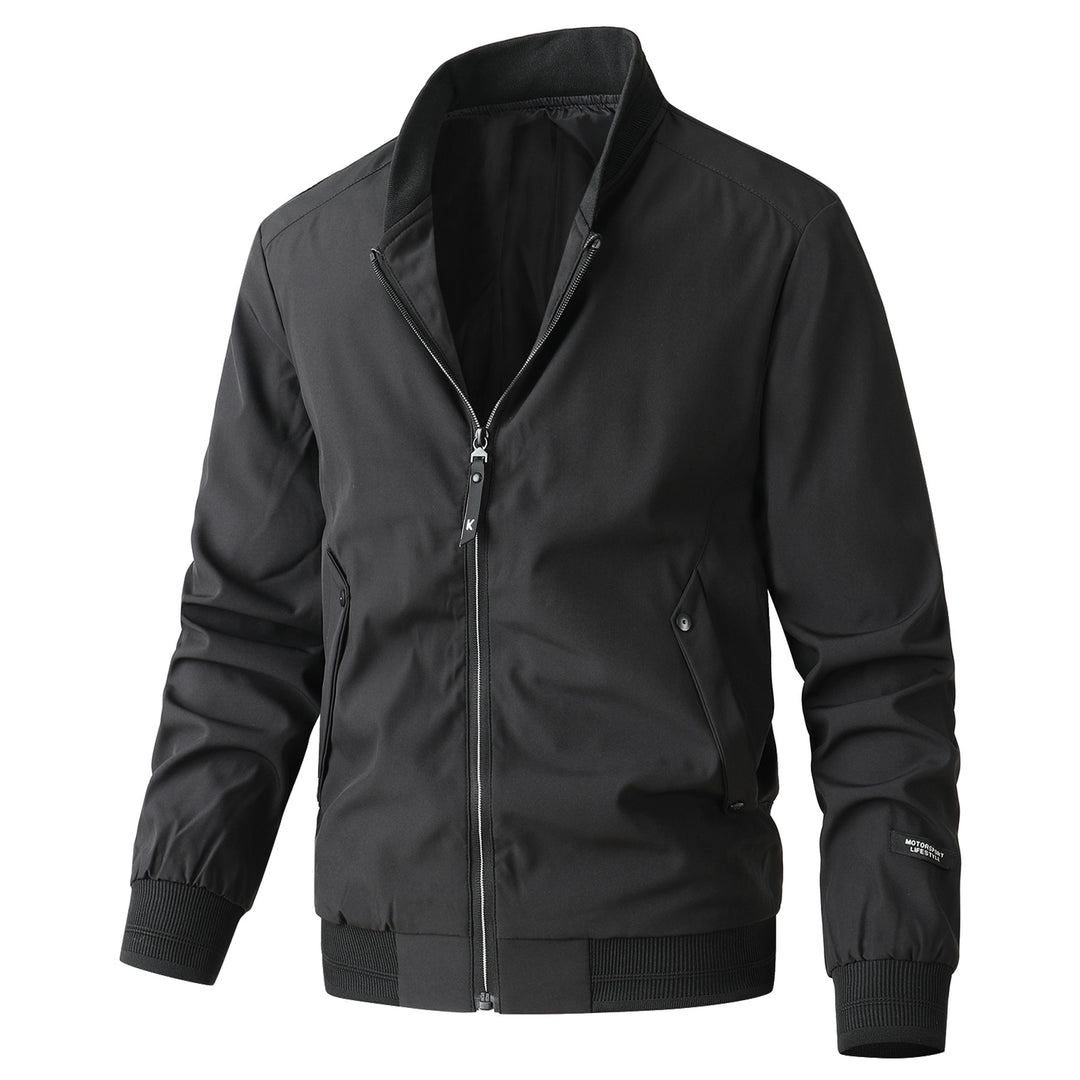 Herren leichter Urban-Bomber mit wasserabweisender Shell, geripptem Saum und Pattentaschen Shop Nory