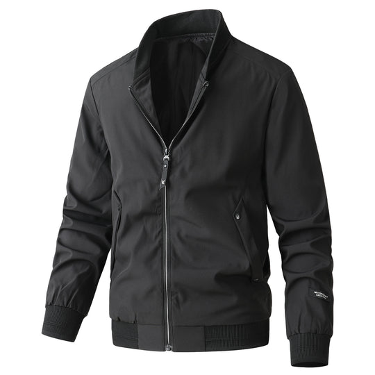 Herren leichter Urban-Bomber mit wasserabweisender Shell, geripptem Saum und Pattentaschen Shop Nory