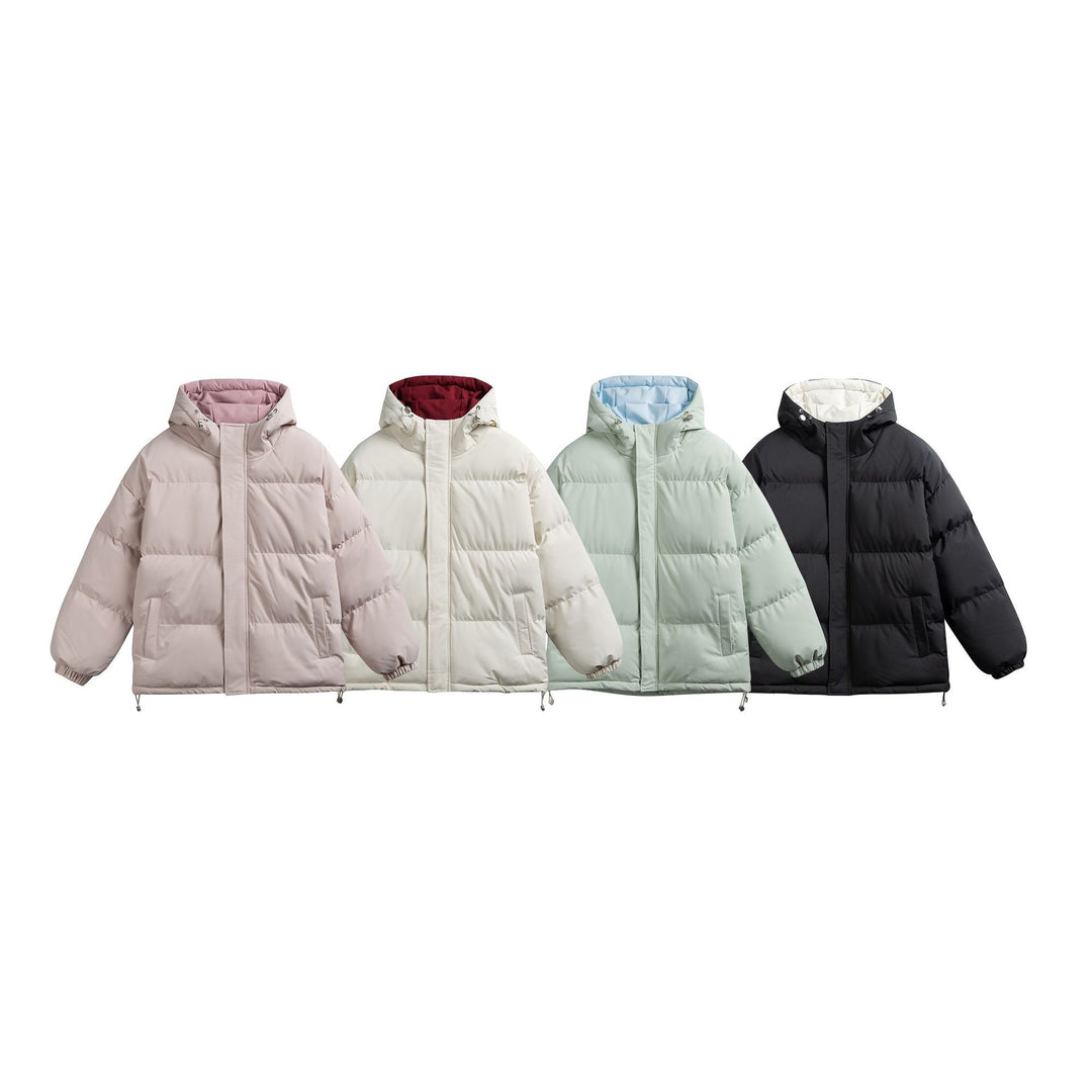 Damen Wattierte Kapuzen‑Steppjacke im Oversize‑Pufferschnitt mit Tunnelzugbund Shop Nory