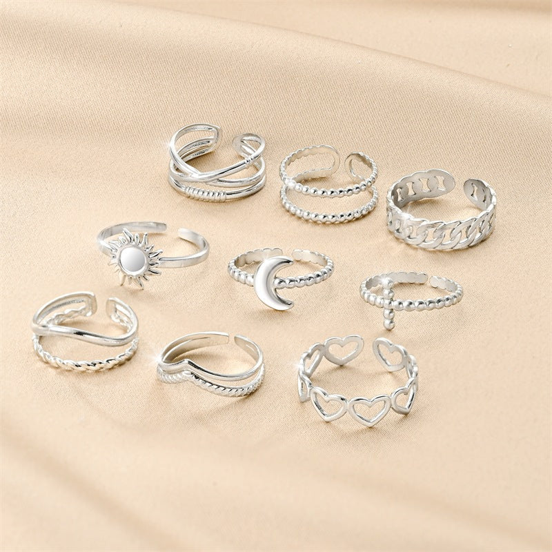 Damen Ring mit elegantem, organischem Design Shop Nory