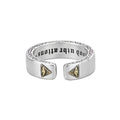Damen Offener Ring mit kunstvollem Sonnenmotiv und edlen Akzenten Shop Nory