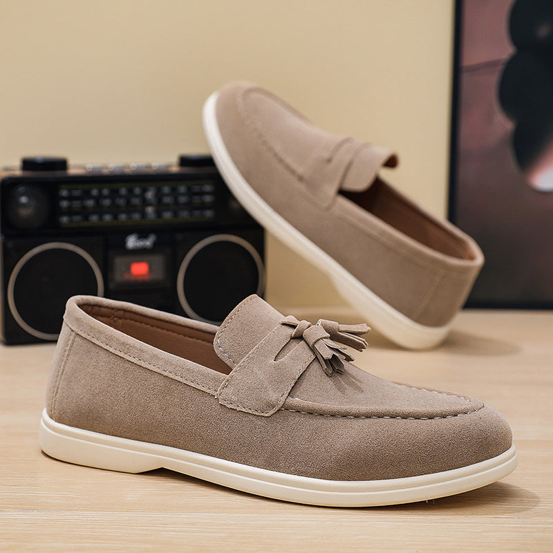 Herren Elegante Mokassins mit Quasten Shop Nory