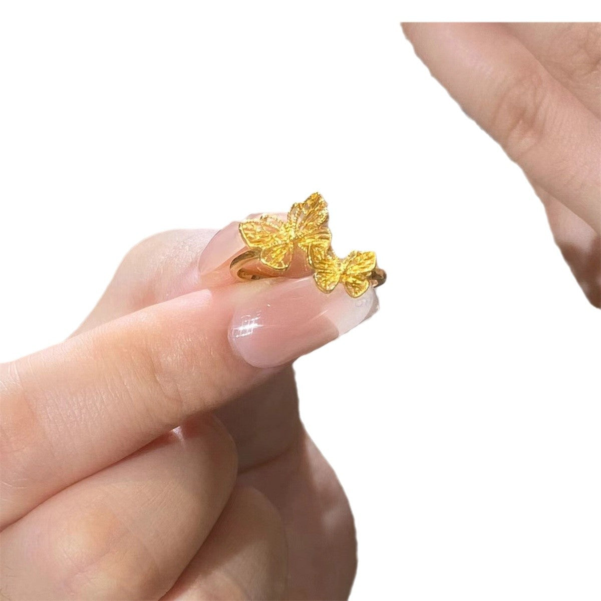 Damenring mit filigranem Schmetterlingsdesign aus hochwertigem Metall Shop Nory