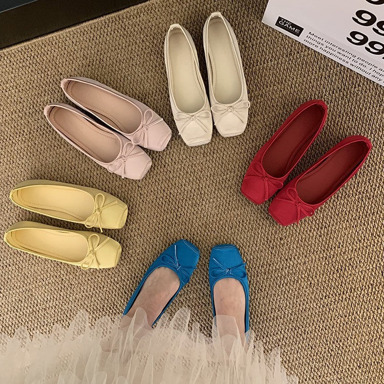 Damen Ballerina mit elegantem Schleifendetail