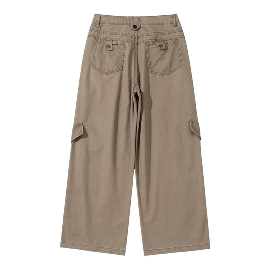 Damen Cargo‑Culotte mit hoher Taille, weitem Bein und Klappentaschen Shop Nory