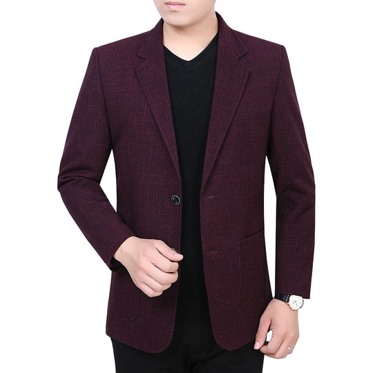 Herren Glencheck-Sakko Slim Fit aus Wollmischung mit dezentem Overcheck Shop Nory