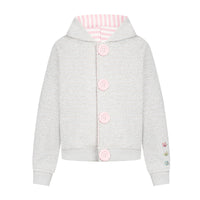Grau, mit Fleece