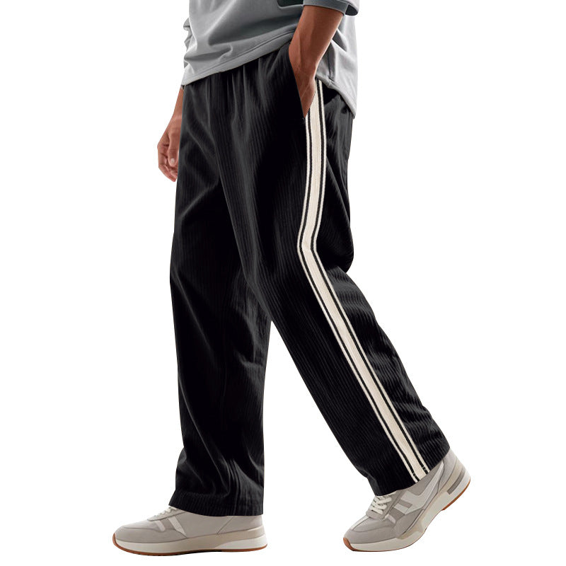 Herren Sportliche Freizeithose mit seitlichen Streifen