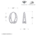 Damen Ohrstecker mit luxuriösem Zirkonbesatz und elegantem Design Shop Nory