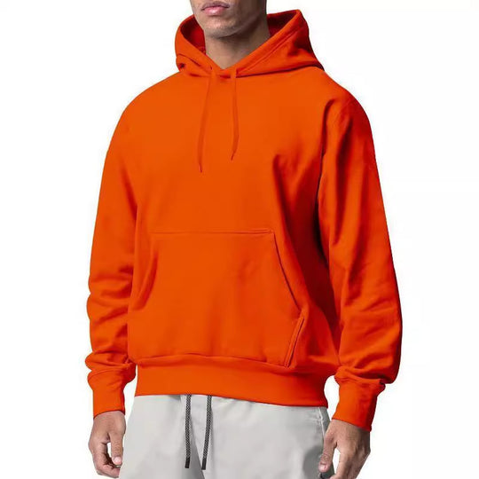 Herren nan Premium-Kapuzenpullover mit Kängurutasche, innen angerautem Fleece, verstärkter Nackennaht und geripptem Saum Shop Nory