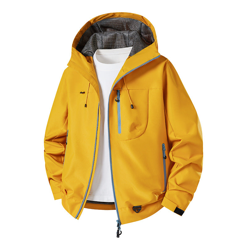 Herren Technische Softshell-Hoodiejacke mit wasserabweisender Membran und Mesh-Futter Shop Nory
