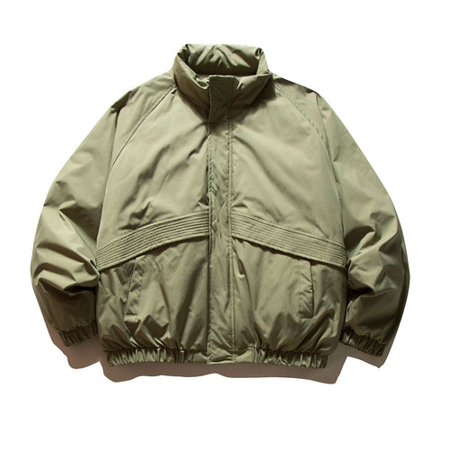 Herren Wattierter Boxy-Bomber mit hohem Stehkragen und elastischem Saum Shop Nory