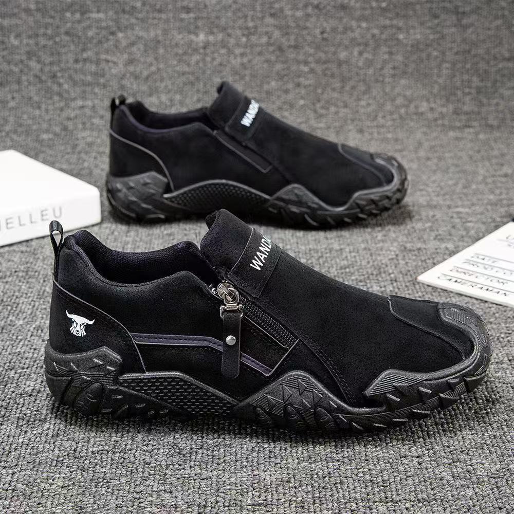 Herren Robuster Outdoor-Sneaker mit Reißverschluss und profiliertem Trail-Profil Shop Nory