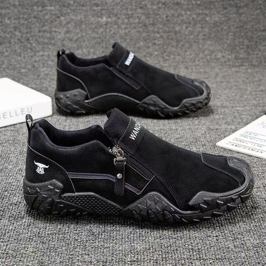 Herren Robuster Outdoor-Sneaker mit Reißverschluss und profiliertem Trail-Profil Shop Nory