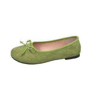Damen Ballerinas mit feiner Schleifenapplikation