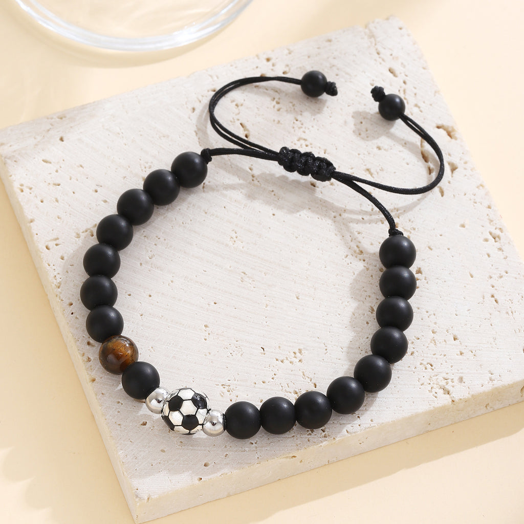 Damenarmband mit Fußballmotiv und kraftvollem Spruch Shop Nory
