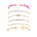 Damen Armband-Set mit filigranen Designs und liebevollen Anhängern Shop Nory
