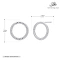 Damen Ohrringe aus 925 Sterling Silber mit anspruchsvollem geflochtenem Design Shop Nory